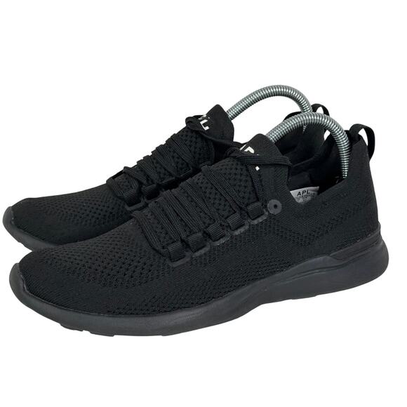 APL Athletic Propulsion Labs Men's TechLoom Breeze Black / Black Shoes Size 8 - Picture 2 of 7